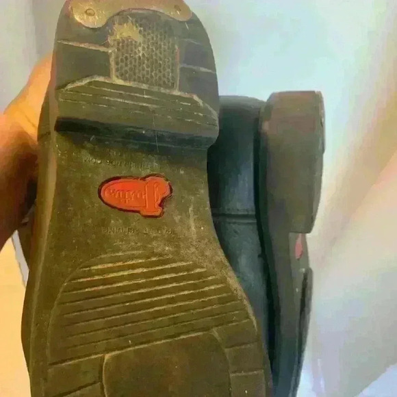 Justin Western Cowboy Work Boots Size 9D made in USA rodeo everyday casual - Picture 7 of 11